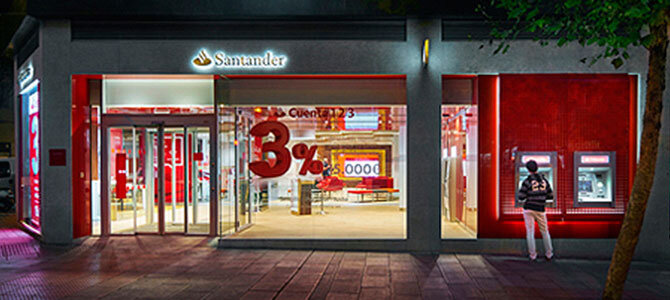 Sucursal Banco Santander.