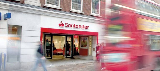 Sucursal Banco Santander.