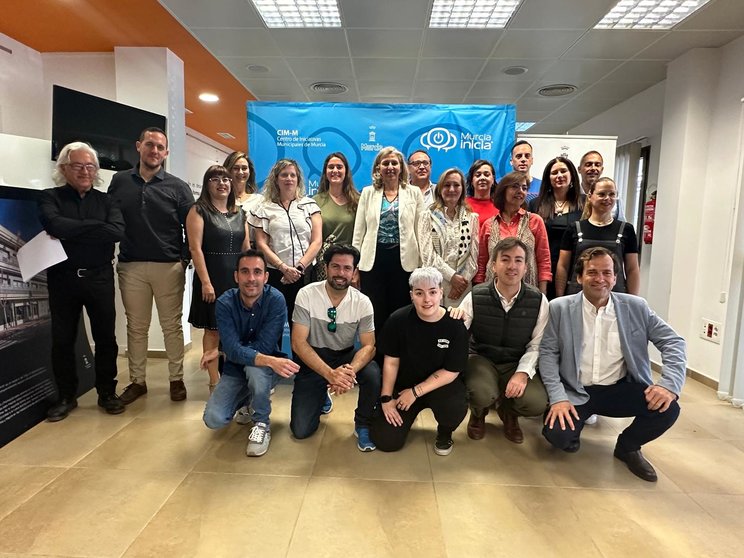Jornada de lanzamiento del segundo grupo del programa Acelera Startups, formado por nueve proyectos que han iniciado recientemente su actividad, de los que cinco están alojados en el Centro de Iniciativas Municipales de Murcia (CIMM).