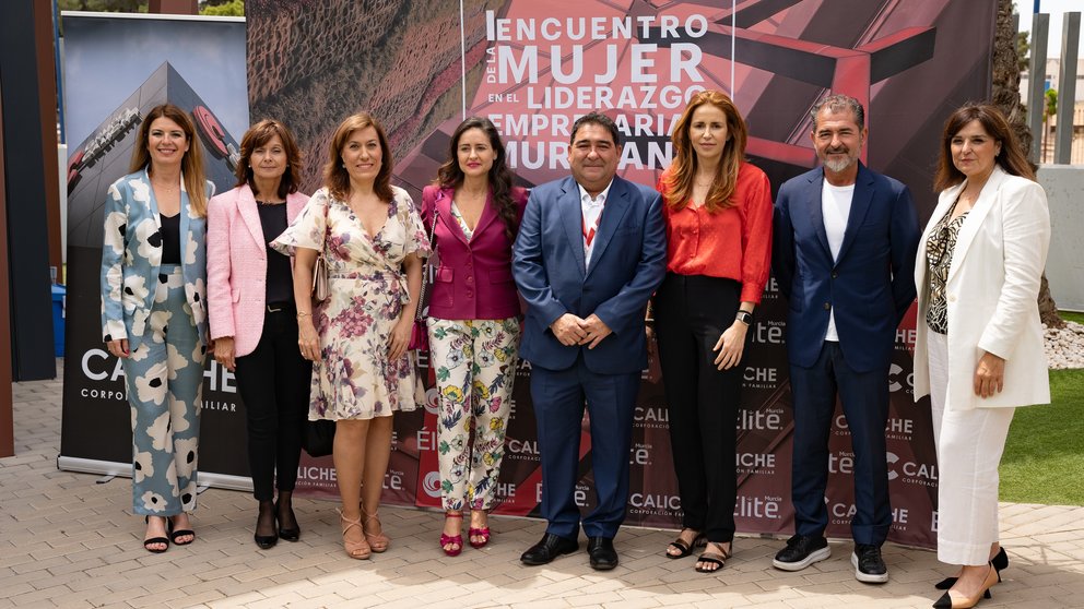 Imagen de la primera edición del encuentro sobre liderazgo femenino organizado por Grupo Caliche y la revista Élite Murcia.