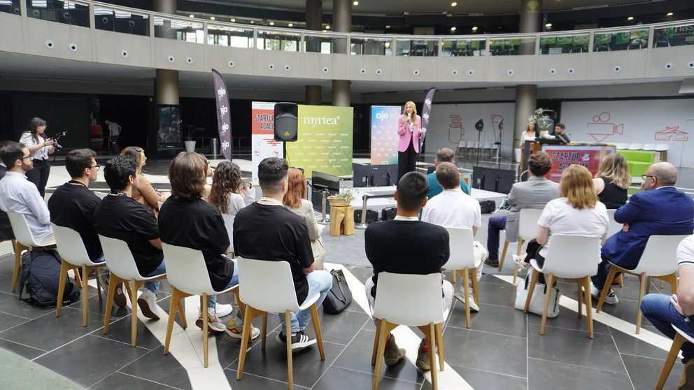 La directora general del SEF, Marisa López, durante la jornada 'Startup Academy'.