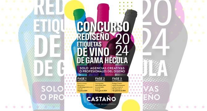 Cartel del concurso de Bodegas Castaño.