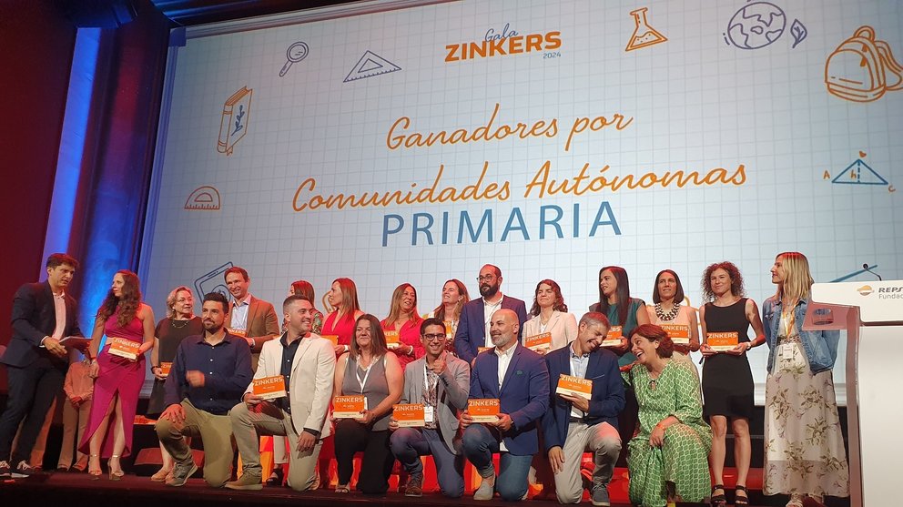 Entrega de los Premios Zinkers, de la Fundación Repsol, en Madrid.