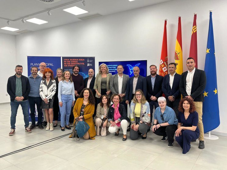 Integrantes del jurado del XXXII Concurso de Proyectos Empresariales del ayuntamiento de Murcia.