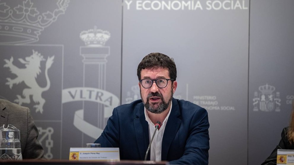 El secretario de Estado de Trabajo, Joaquín Pérez Rey.