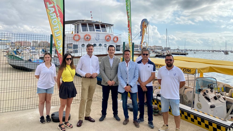 Inauguración del nuevo servicio de transporte en el puerto de Lo Pagán (San Pedro del Pinatar).