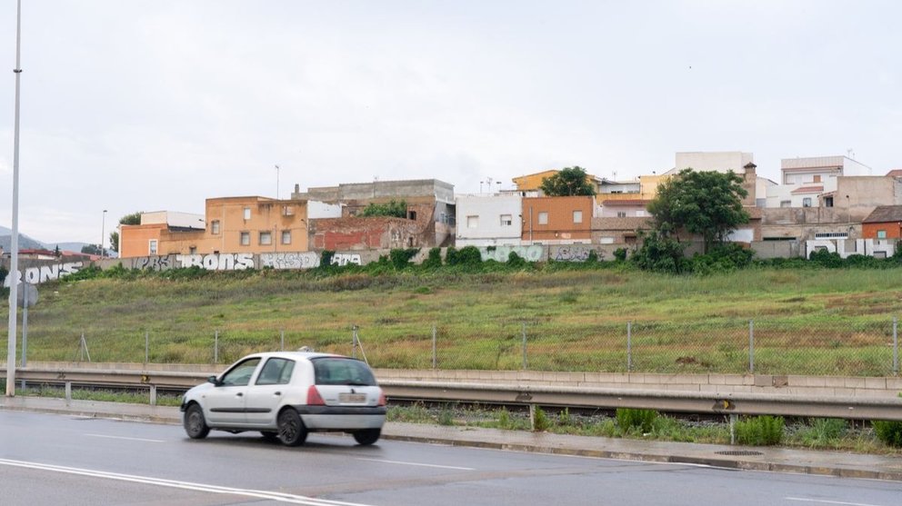 Imagen de los terrenos en los que se construirán las 40 viviendas sociales en alquiler por parte de Casco Antiguo.