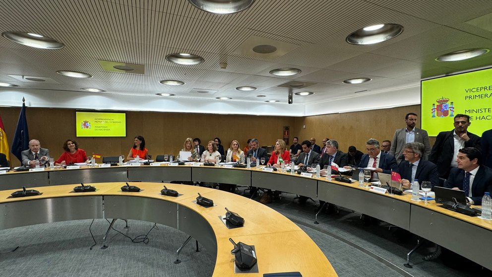 Un momento de la celebración del Consejo de Política Fiscal y Financiera.