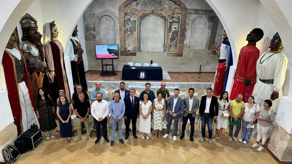 Asistentes a la reunión preparatoria del proyecto europeo de turismo ‘slow’ celebrada en Caravaca de la Cruz.