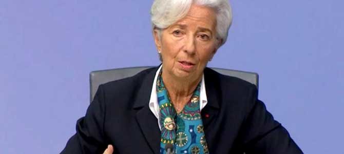 La presidenta del BCE, Christine Lagarde.