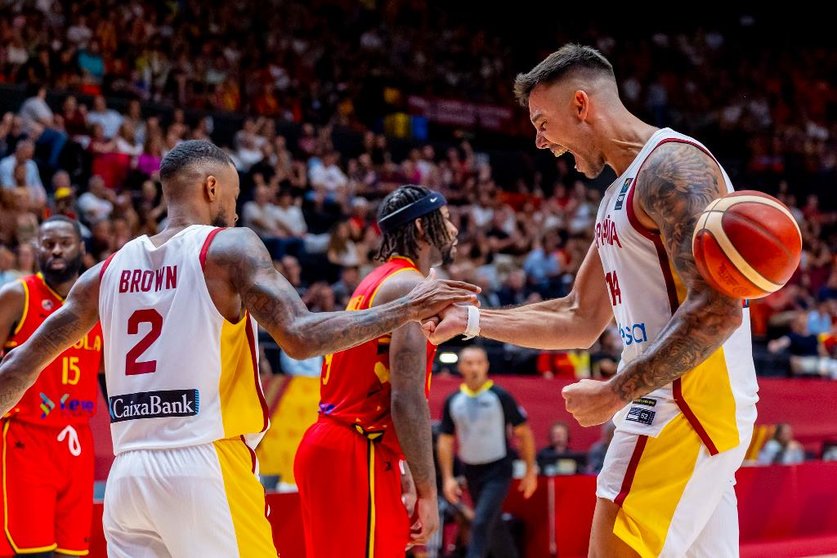 Los jugadores de la selección española de baloncesto, forman parte del equipo olímpico de París.