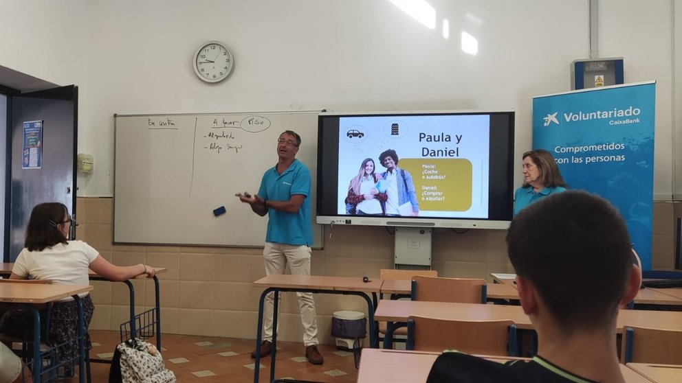 Imagen durante un taller del proyecto ‘Finanzas para Jóvenes’.