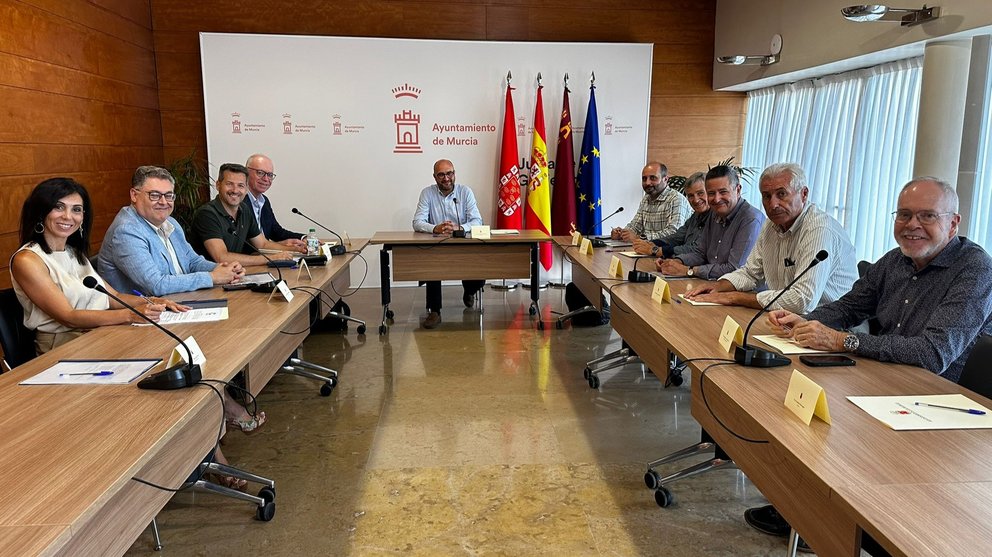 El Centro Integrado de Transporte de Murcia (Citmusa) celebra su Consejo de Administración, que ha estado presidido por el concejal el concejal de Movilidad, Gestión Económica y Contratación, José Francisco Muñoz.