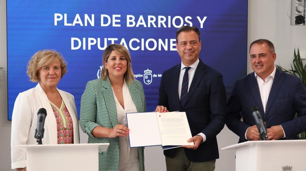 Imagen de la presentación del Plan de Pedanías, Diputaciones y Barrios Periféricos.