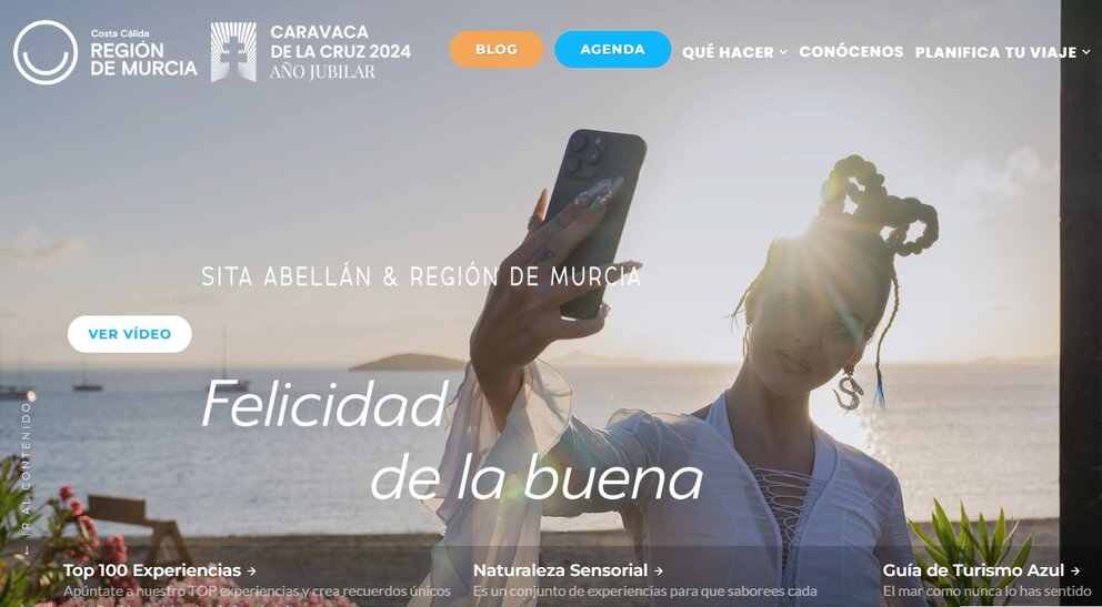 Portal de turismo de la Región.