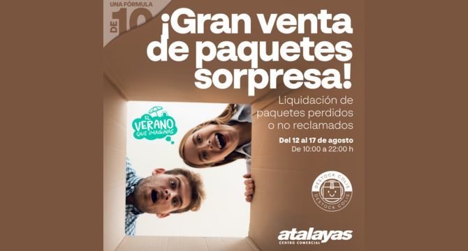 Imagen del cartel del mercadillo sorpresa.