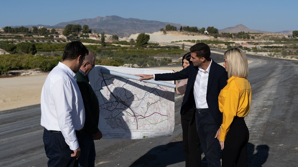 Imagen de archivo de las obras del tramo de Alguazas del Arco Noroeste.