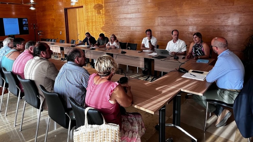 Reunión del concejal de Movilidad del consistorio murciano con los presidentes de las juntas municipales.