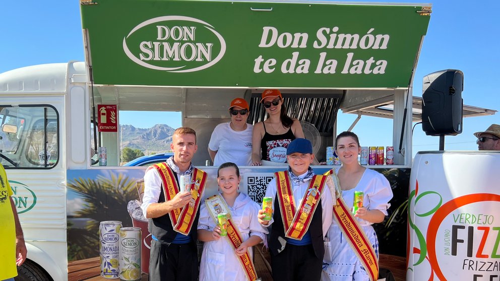 Food-truck de García Carrión en las Fiestas de la Vendimia y el Vino de Jumilla.