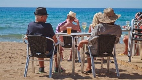 Turistas en la Región de Murcia.