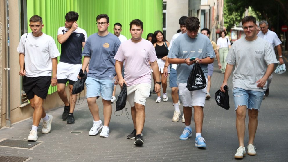 Imagen de los nuevos estudiantes de la UPCT.