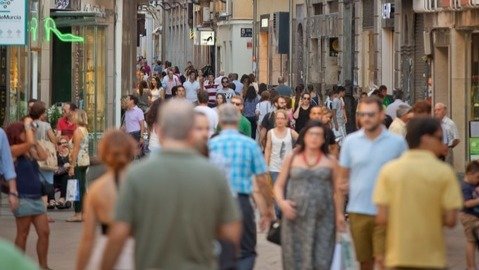 Turistas en la Región.