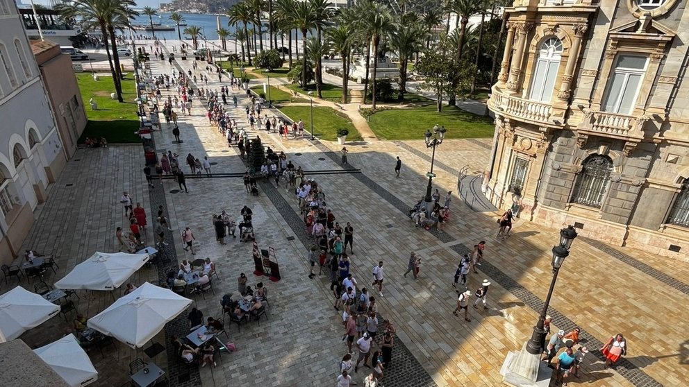 Imagen del centro de Cartagena.