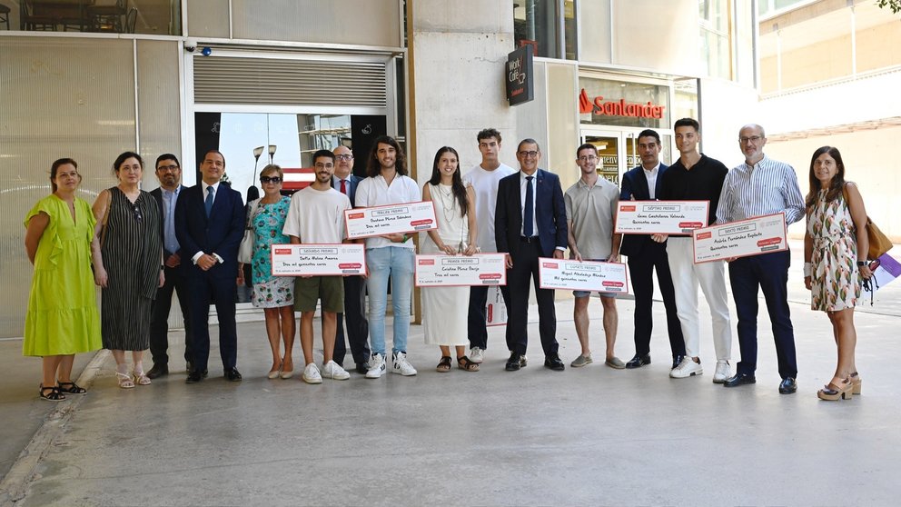 Entrega de los premios Santander Ingenio en la Universidad de Murcia