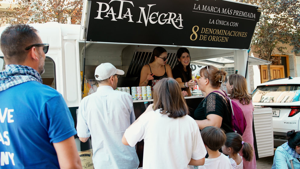 Foodtruck de García Carrión en las Fiestas de la Vendimia y el Vino de Valdepeñas.