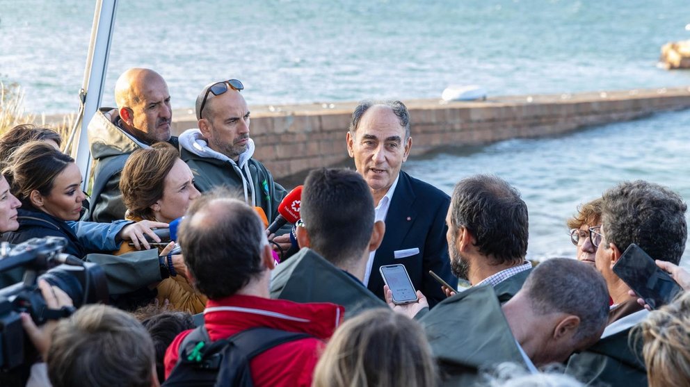 Ignacio Galán, presidente de Iberdrola, en Saint Brieuc.