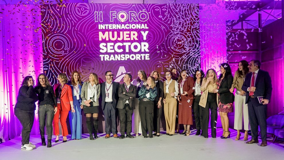 Imagen en el II Foro Mujer y Sector Transporte de Andamur.