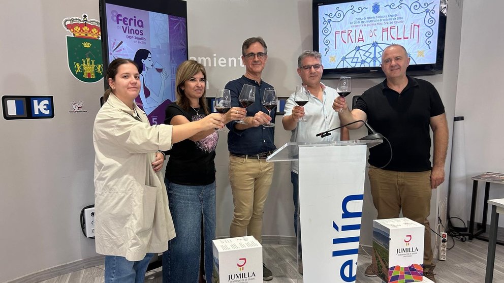 Presentación de la Feria de vinos DOP Jumilla en Hellín.