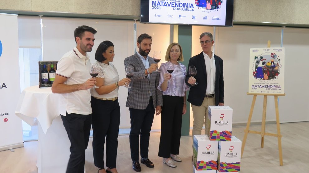 Presentación de la III edición de la Feria de enoturismo de Jumilla ‘Matavendimia’.