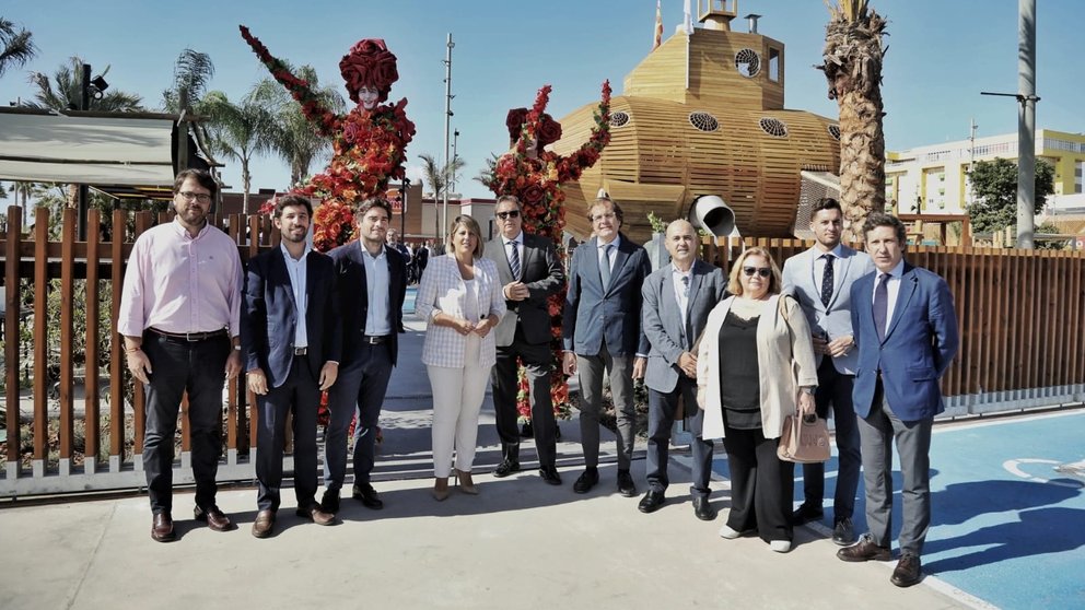 Imagen durante la inauguración de los nuevos espacios que estrena Parque Mediterráneo.