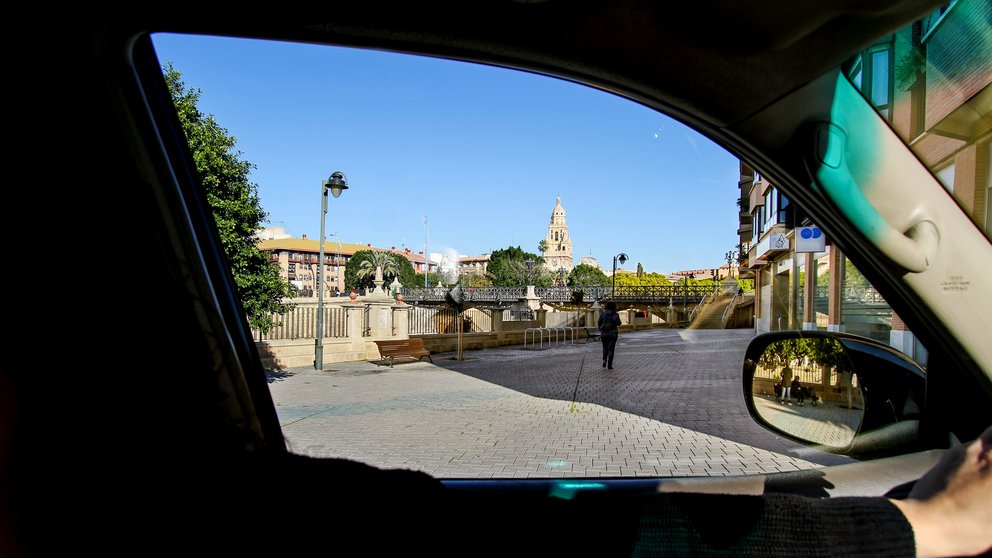 Un coche en Murcia.