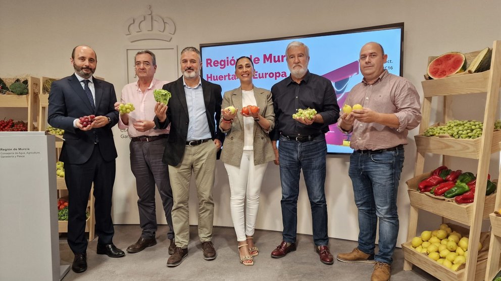 Imagen durante la presentación que ha llevado a cabo la consejera de Agricultura, Sara Rubira.