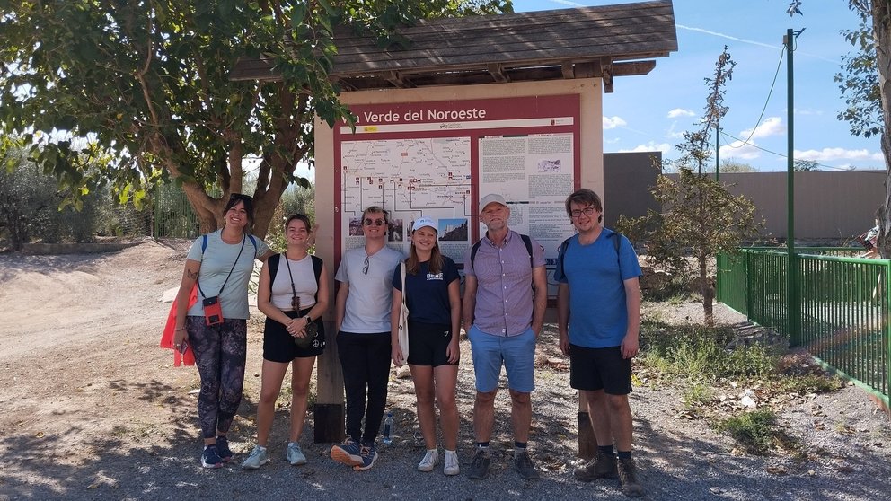 Participantes en el viaje de prensa organizado por la consejería de Turismo para reforzar la promoción del Camino de la Cruz de Caravaca y de su Año Jubilar como una de las mejores experiencias de peregrinación para visitantes procedentes del Reino Unido e Irlanda.