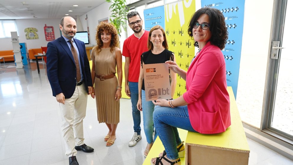 Entrega del sello EIBT a la empresa Animal Genomic.