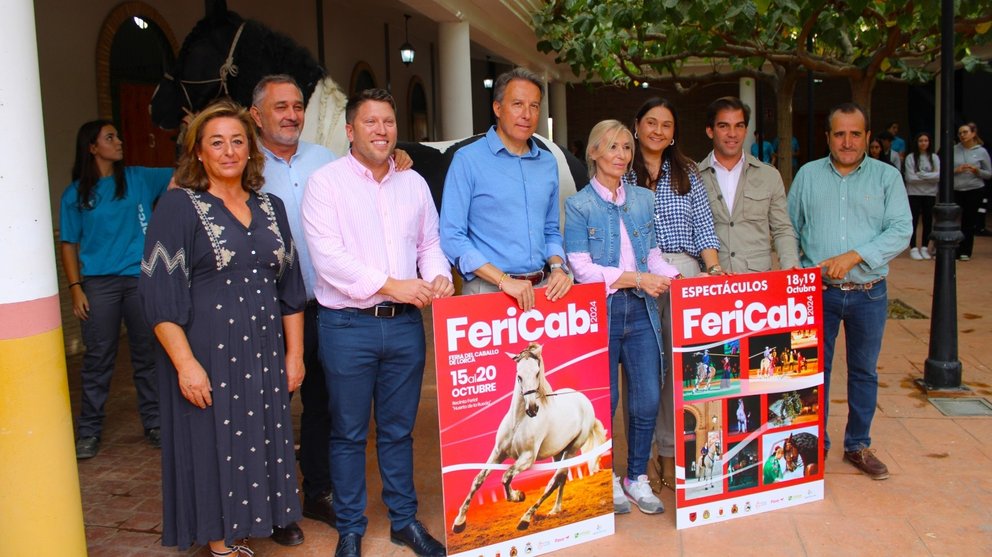 Imagen durante la presentación de la XXIX edición de la Feria del Caballo de Lorca (Fericab).