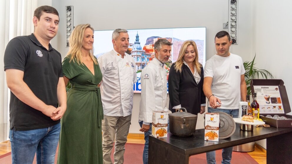 Imagen durante la presentación de las jornadas 'Intercambio de Sabores'.