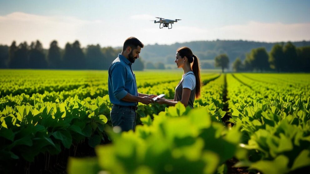 Imagen sobre innovación tecnológica en la agricultura.