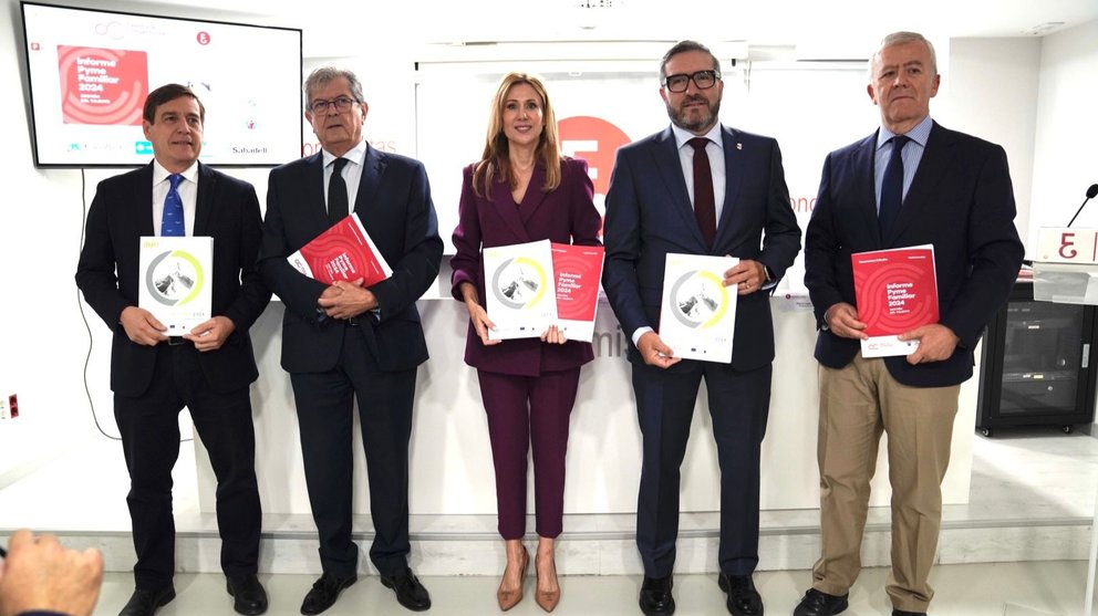 Imagen durante la presentación del 'Informe Pyme 2024' y el 'Informe Pyme Familiar 2024'.