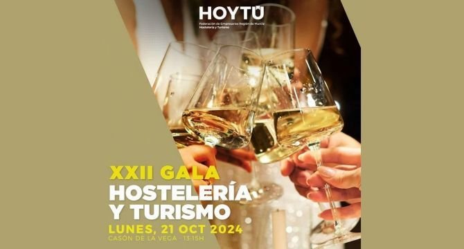 Cartel de la Gala de la Hostelería y del Turismo 2024 de HoyTú.