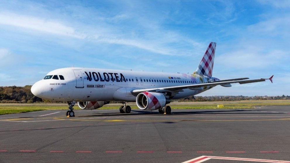 Un avión de Volotea.