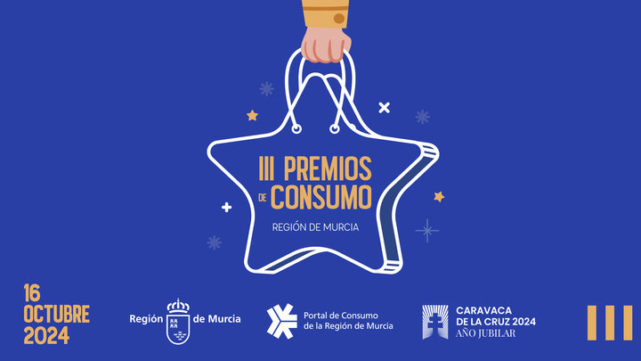 Cartel de los III Premios de Consumo Región de Murcia.