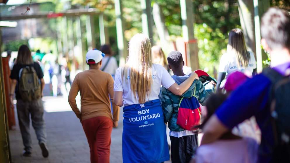 Imagen de voluntarios.