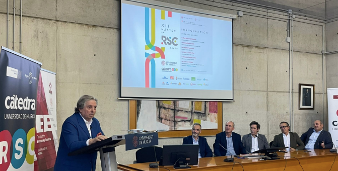 Inauguración de la XII edición del Máster en Responsabilidad Social Corporativa (RSC) de la UMU.