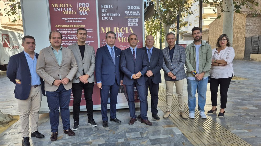 Imagen durante la presentación de la feria 'Murcia está de moda'.