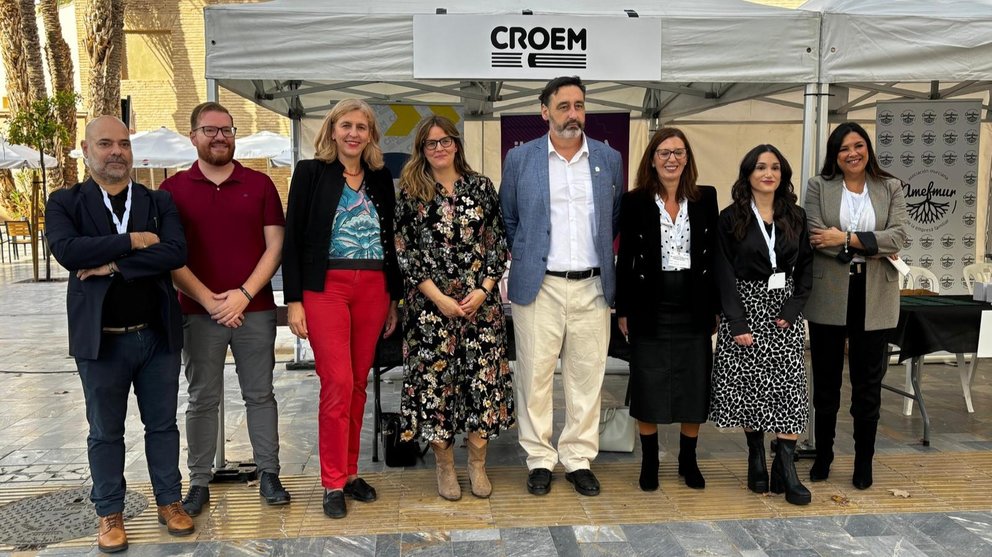 Inauguración de la Feria de Proyectos Empresariales del Municipio de Murcia.