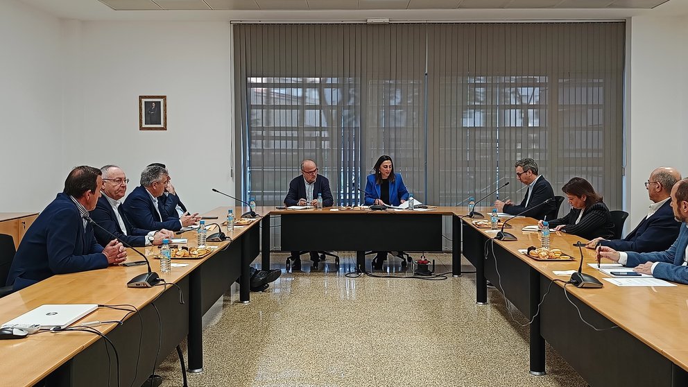 Imagen durante el transcurso de la reunión.